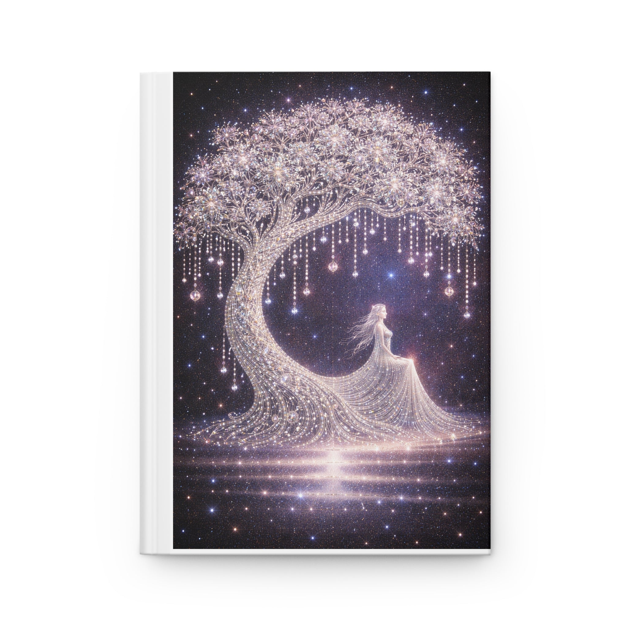 Magic Tree Hardcover Journal — Inspirational Feminine Notebook with 'never let them make you forget your magic' Quote