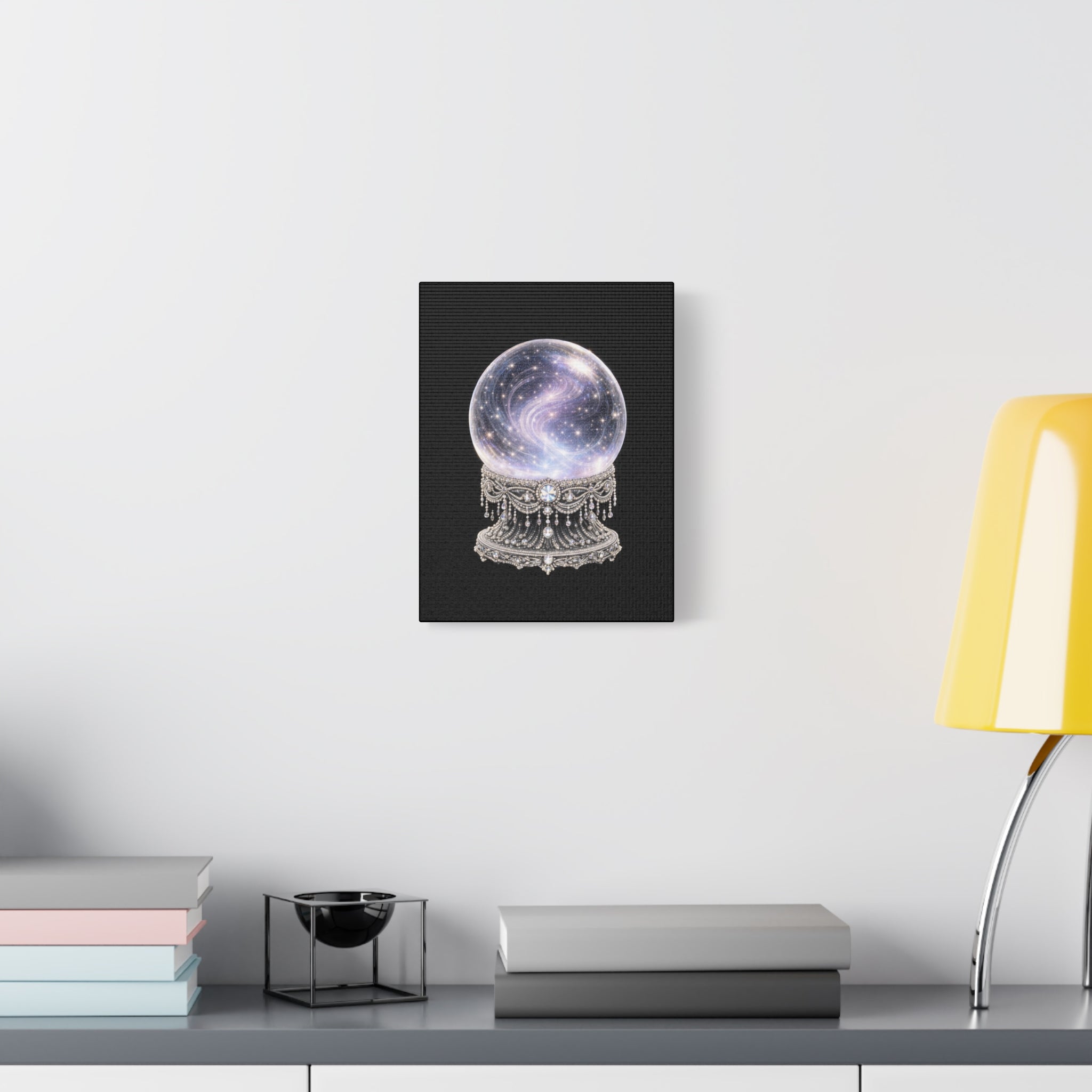 Mystic Galaxy Crystal Ball Canvas