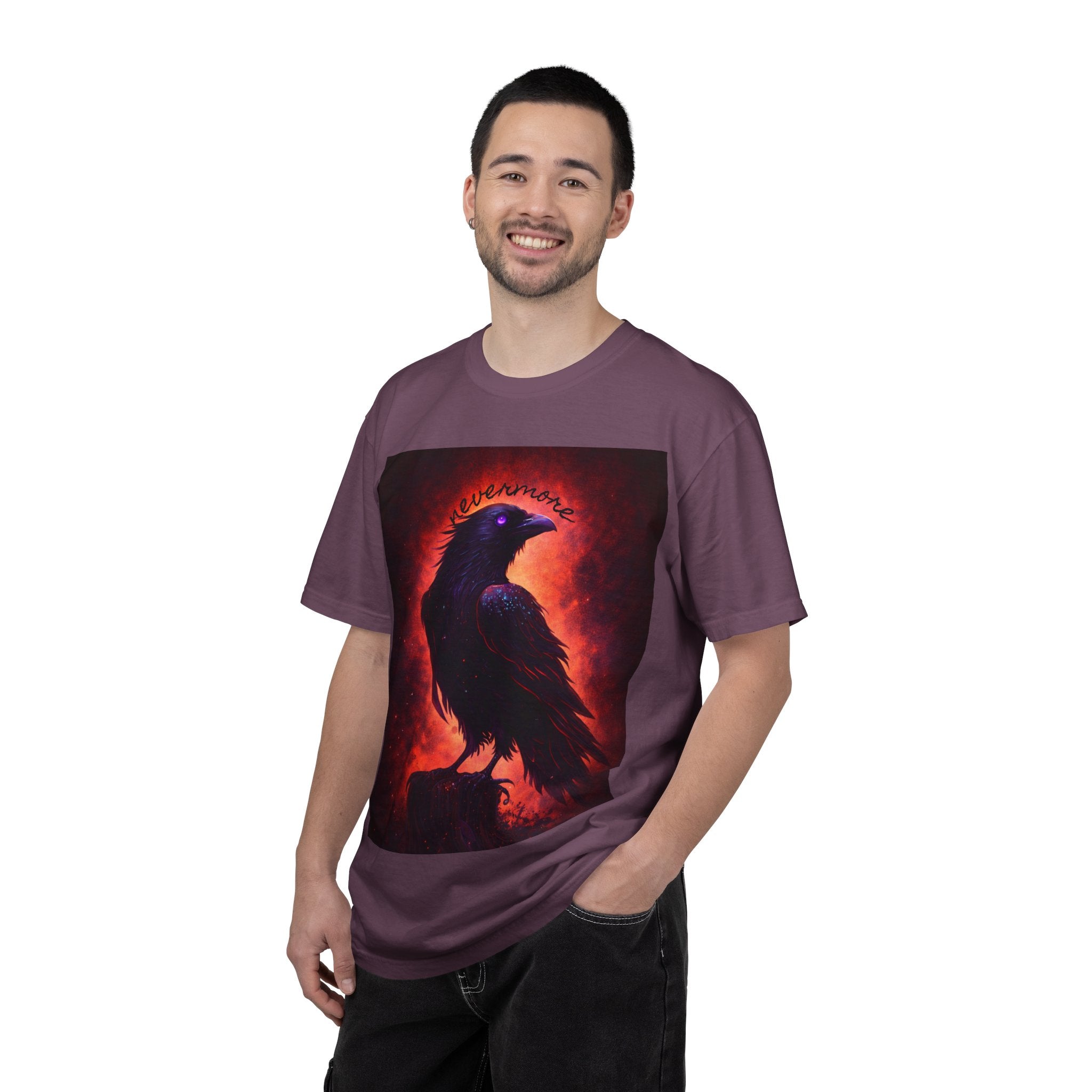 Raven Eclipse T-Shirt — Dark Gothic Crow Graphic Tee