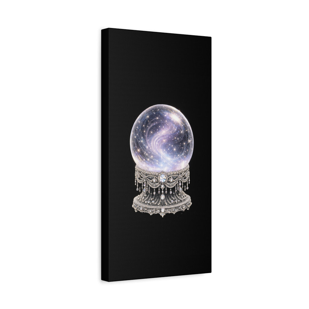 Mystic Galaxy Crystal Ball Canvas