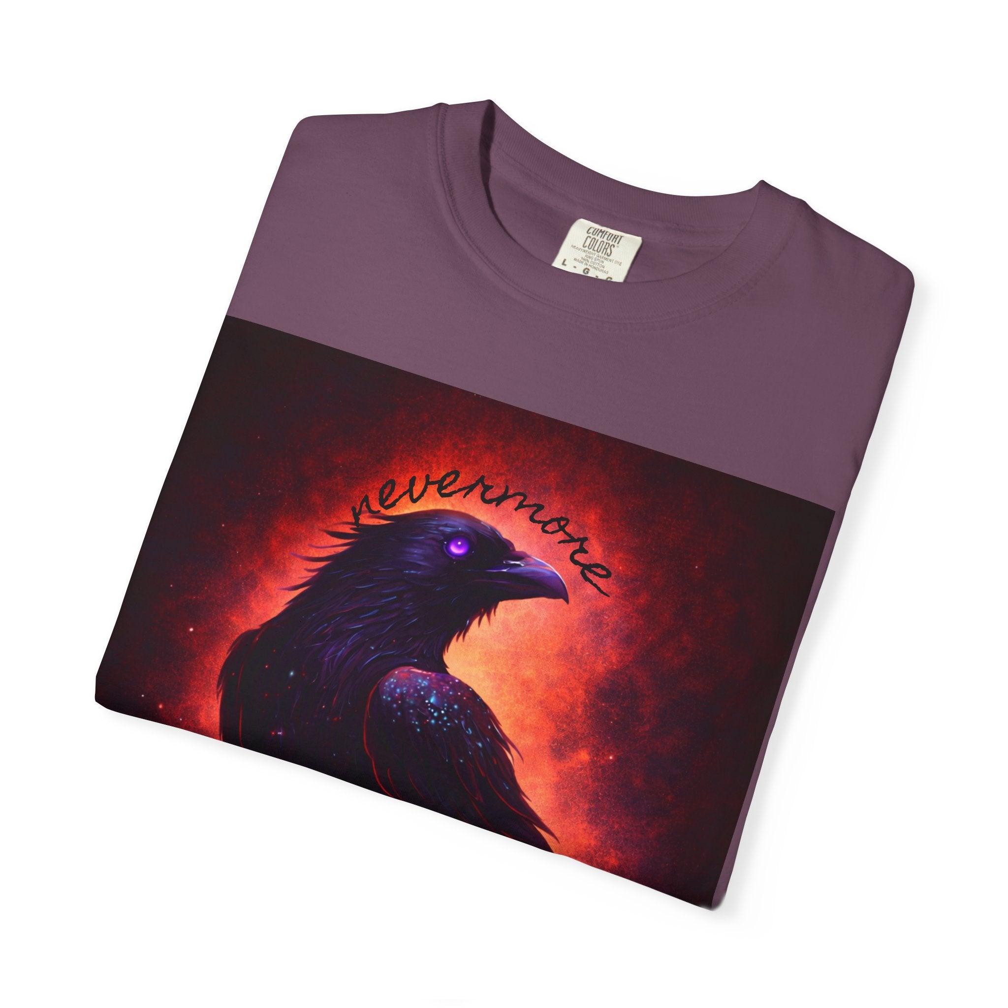 Raven Eclipse T-Shirt — Dark Gothic Crow Graphic Tee