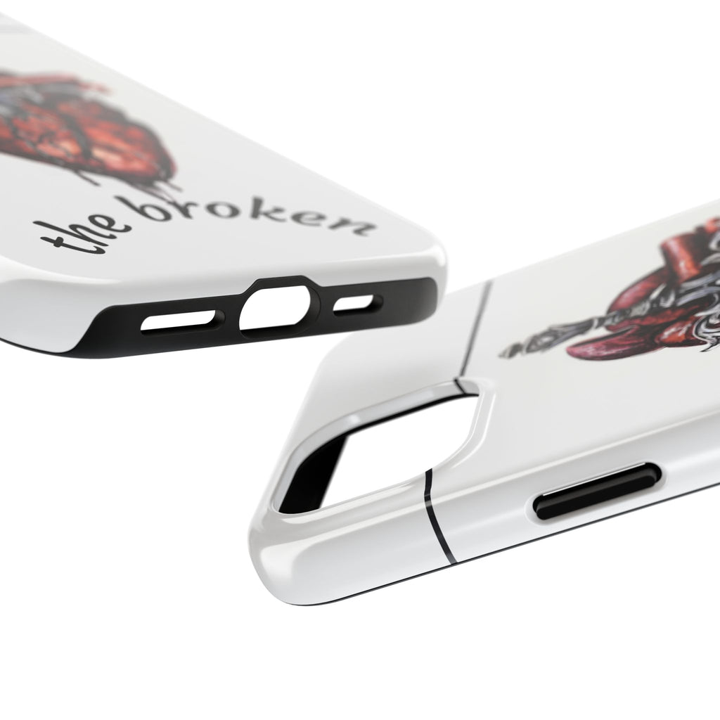 Heart and Dagger Tough Phone Case — “the broken” Gothic Protective Phone Cover