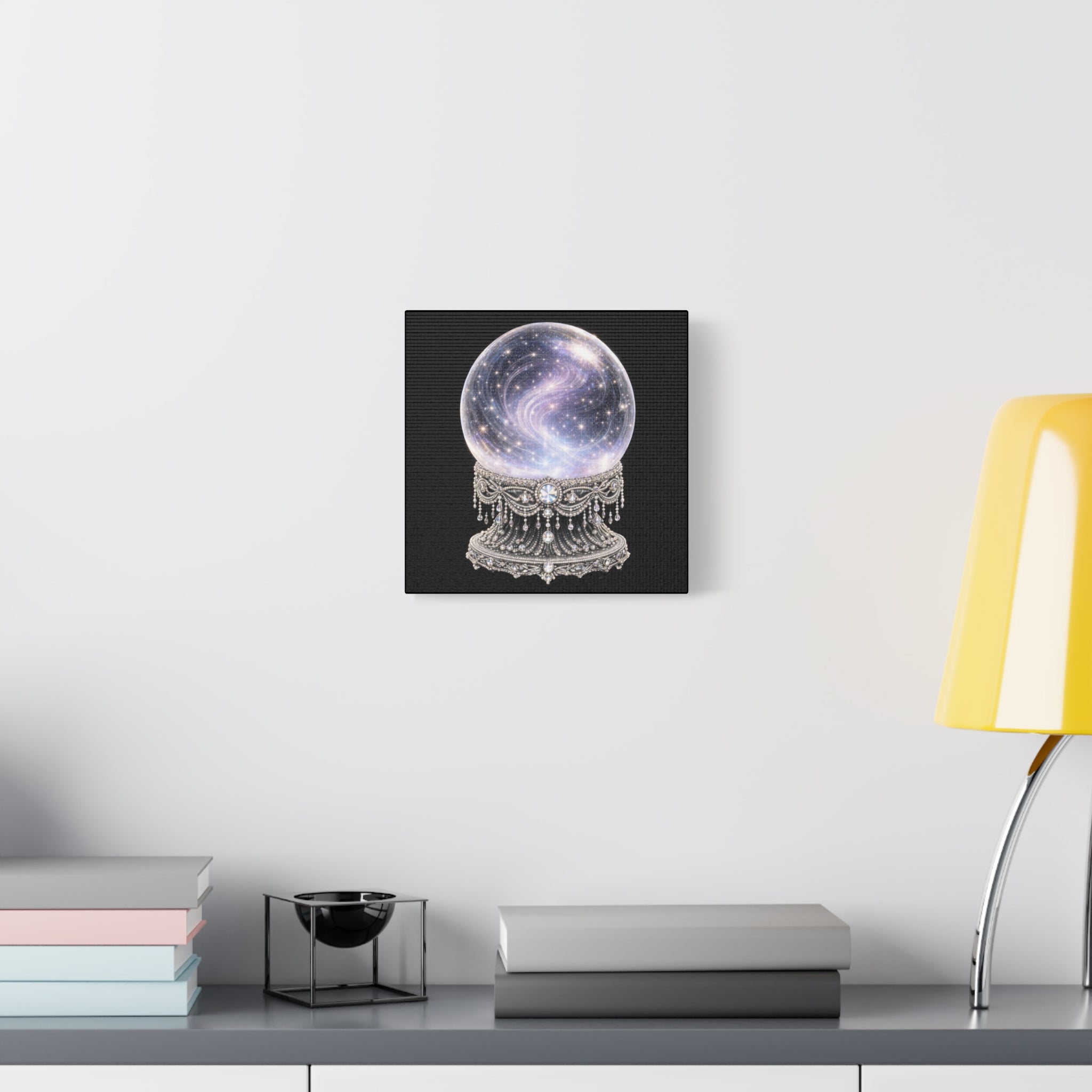 Mystic Galaxy Crystal Ball Canvas