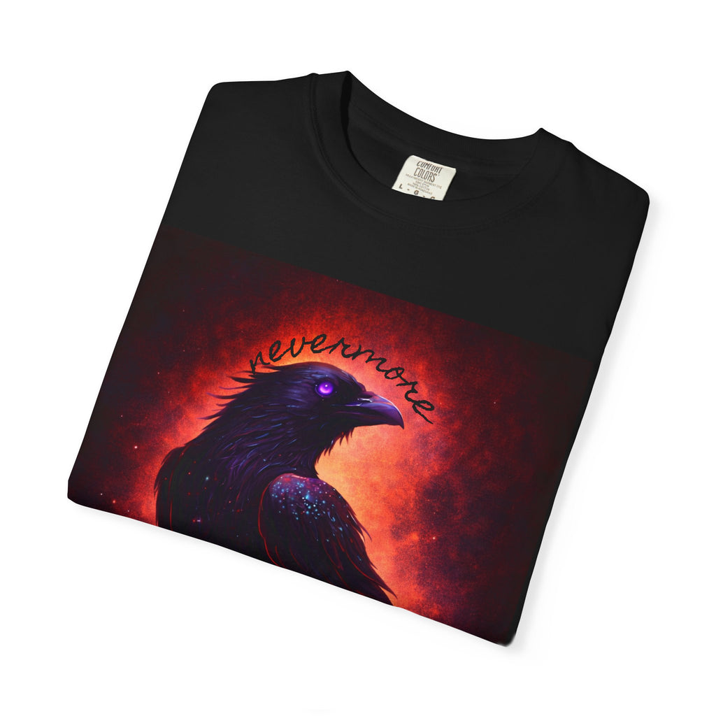 Raven Eclipse T-Shirt — Dark Gothic Crow Graphic Tee