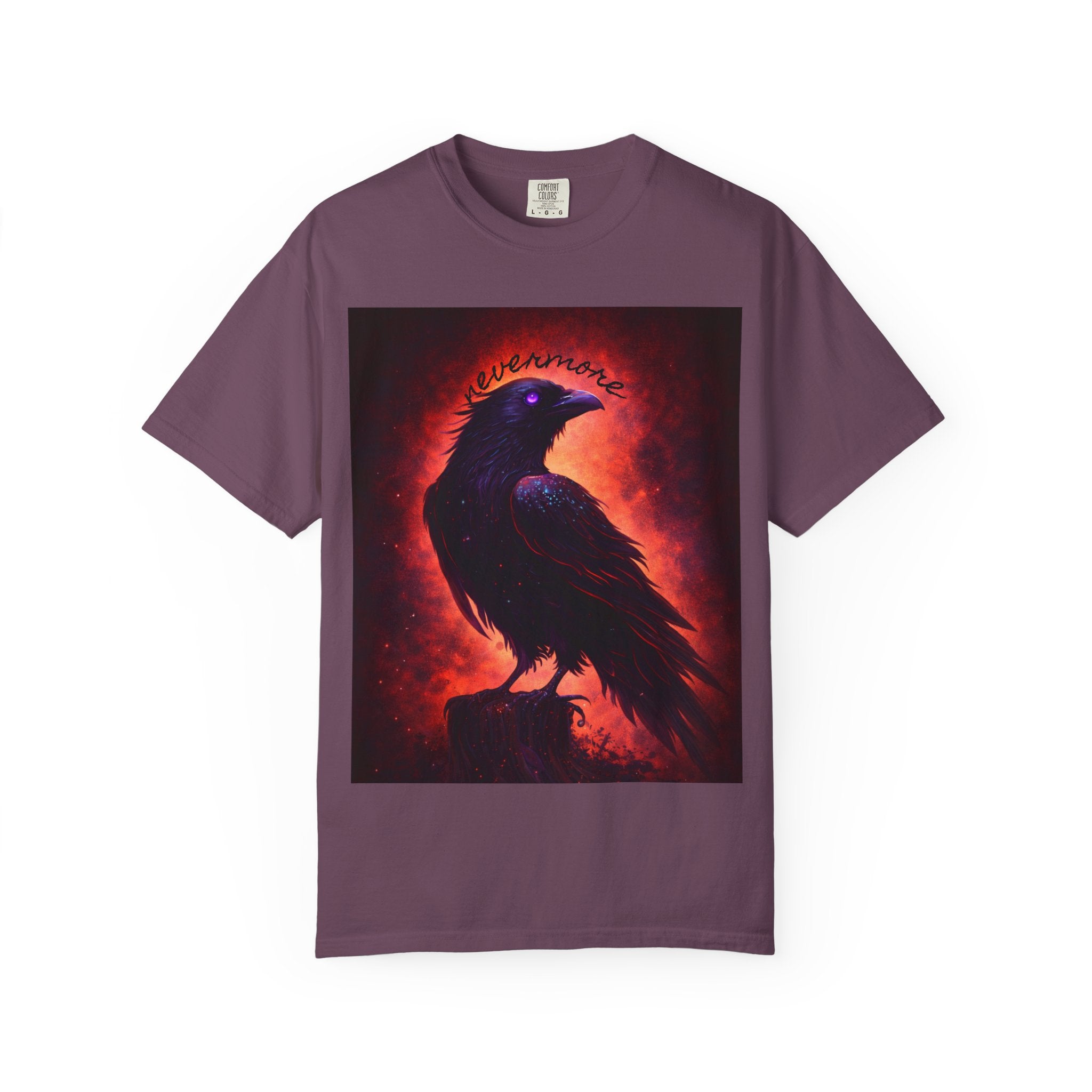 Raven Eclipse T-Shirt — Dark Gothic Crow Graphic Tee