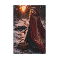 Fairy Tale Red Riding Hood Canvas Print — Matte Stretched Wall Art